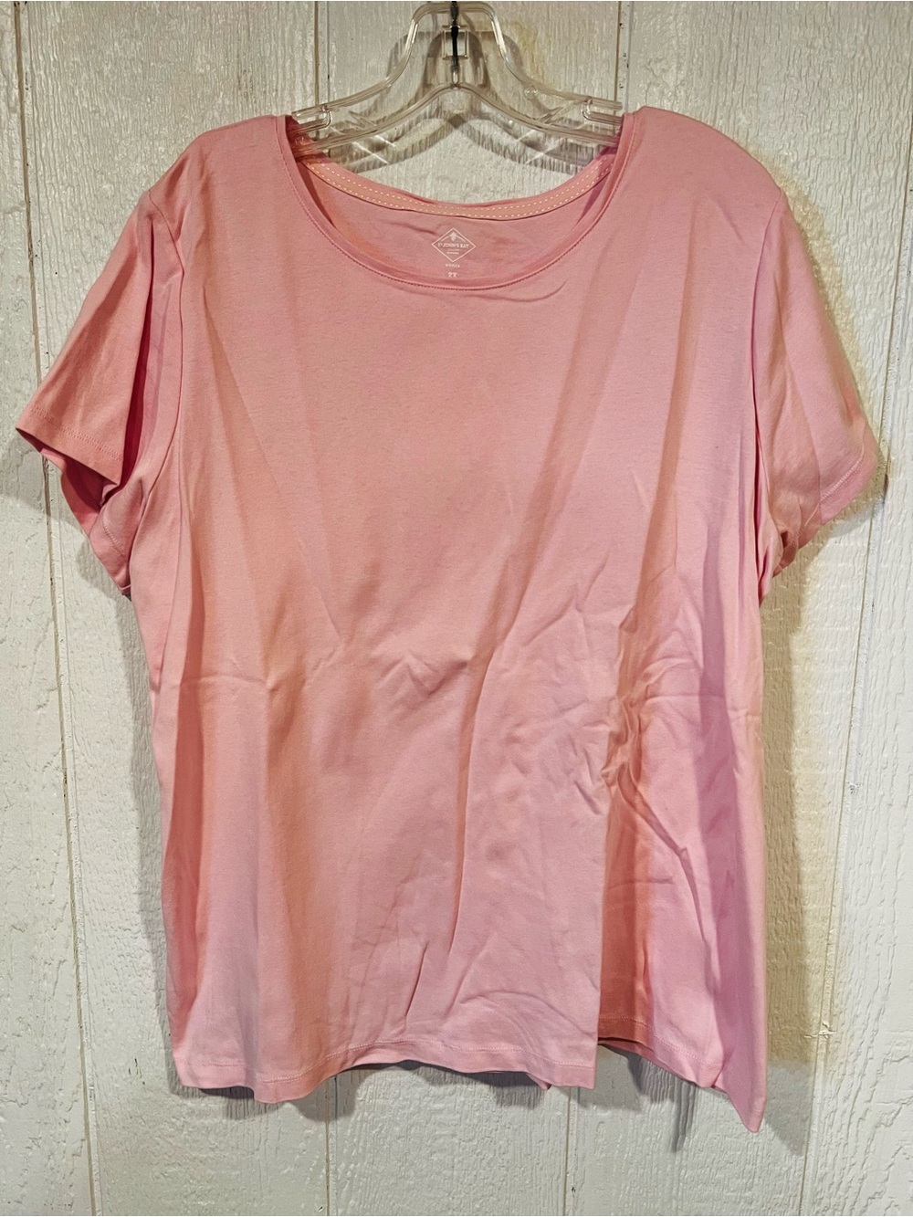 St. John's Bay Soft Pink Short Sleeve Tee